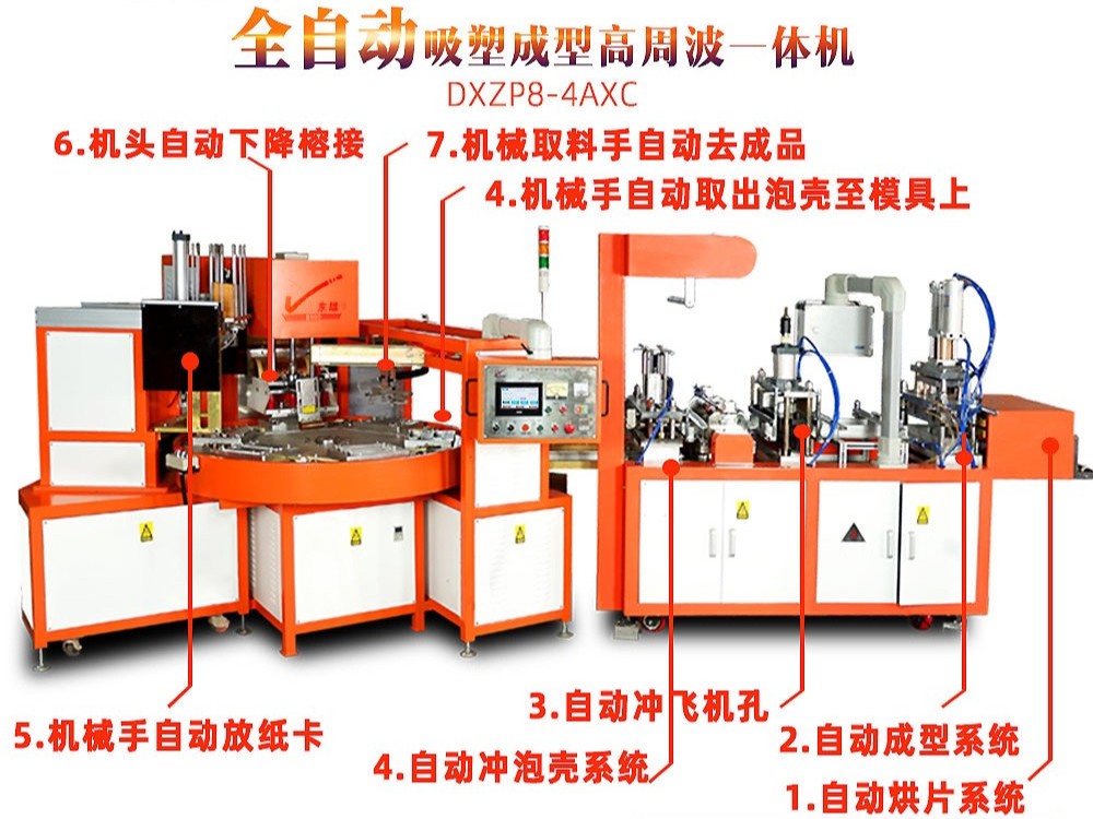 全自動吸塑成型高頻焊接一體機(jī)